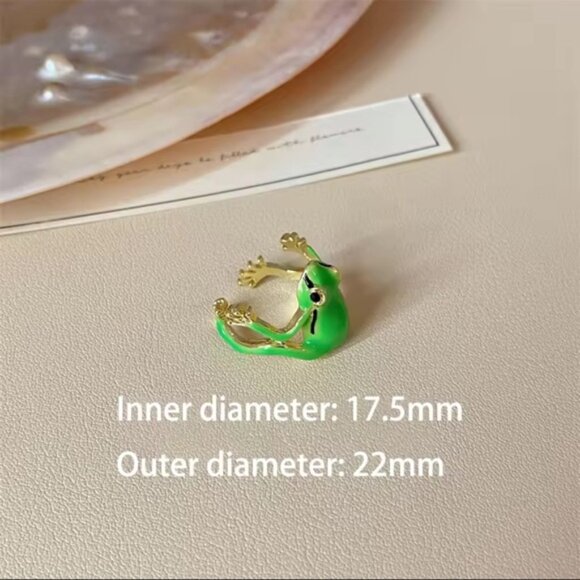 Frog Green Vibrant Ring - Picture 13 of 16